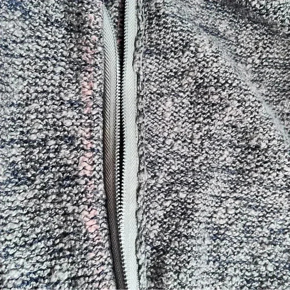 Jamison For Scoop NYC Green Marled Studded Zip Up Cardigan Sweater Size S - Picture 11 of 14